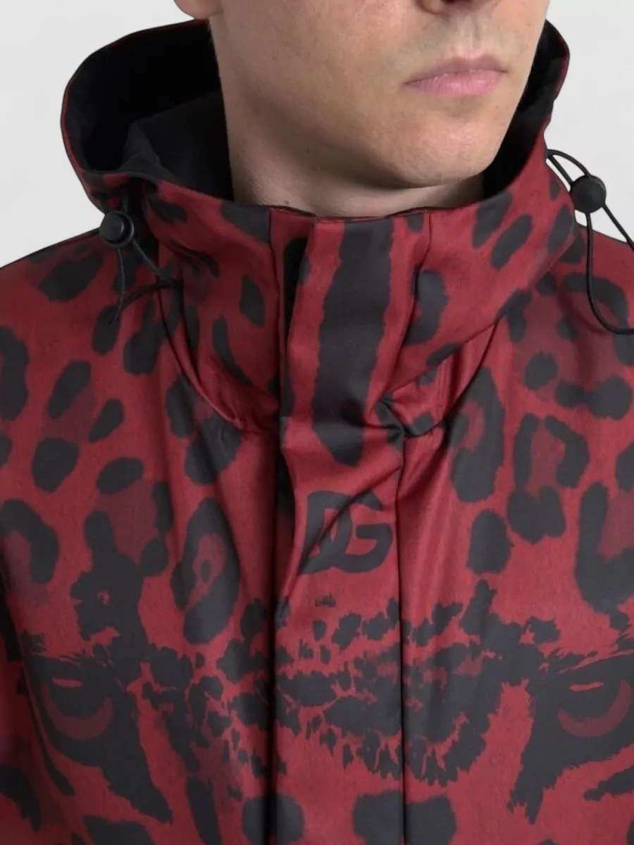 Dolce&Gabbana Leopard Hooded Parka