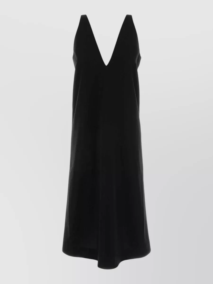 Co Cotton Knee-Length Dress