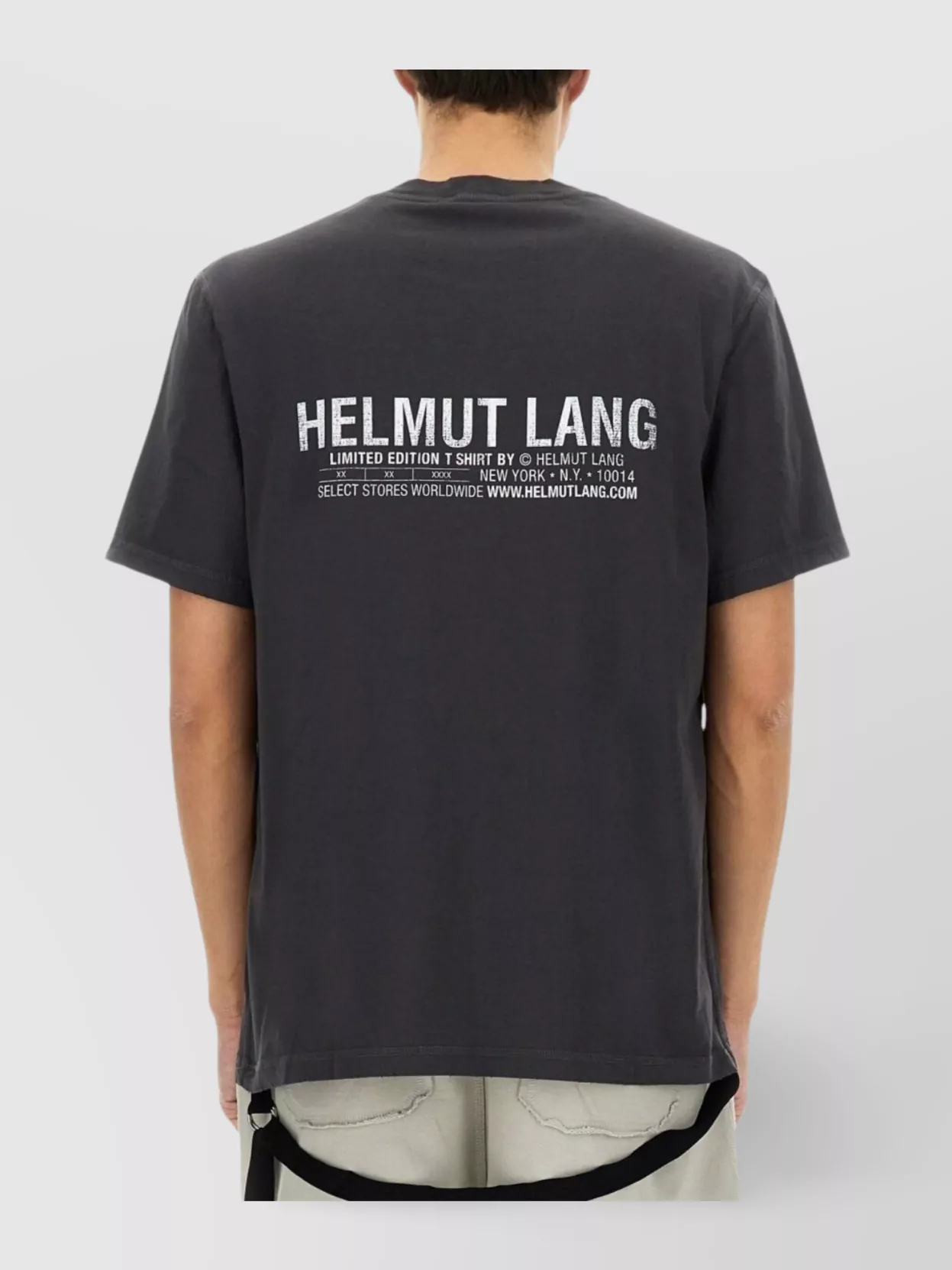 Helmut Lang Graphic Print Crew Neck T-shirt