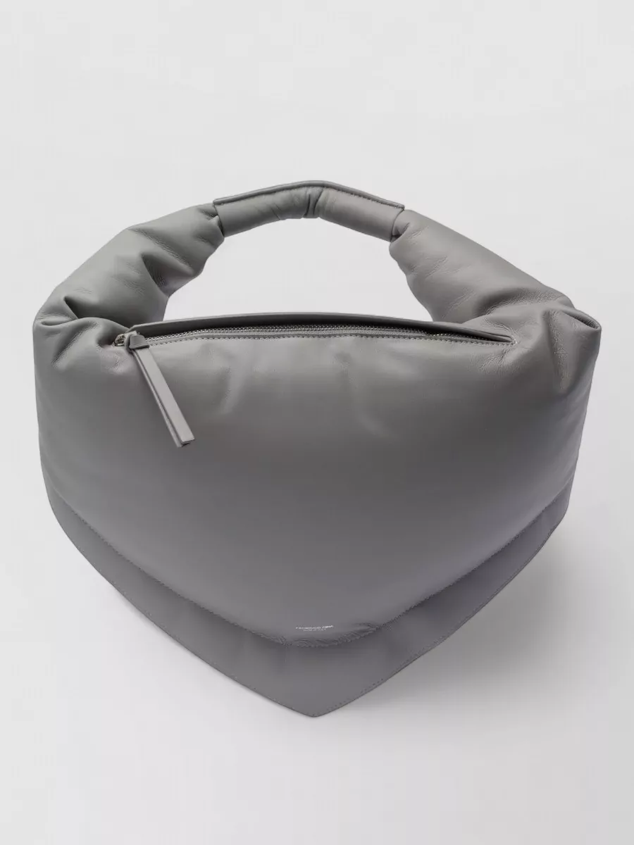 Federico Cina leather padded tote bag