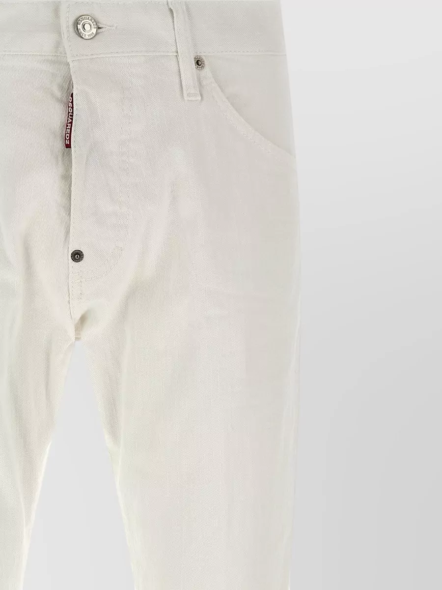 Dsquared2 Denim Low-Rise Straight-Leg Jeans