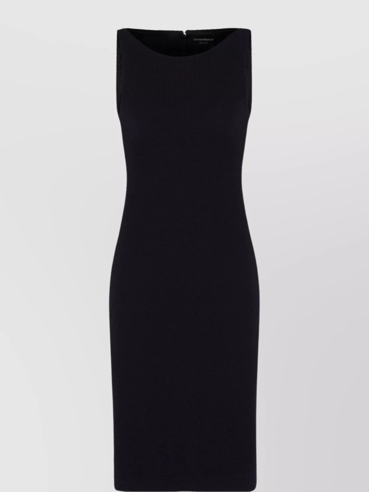 Emporio Armani Wool Blend Sleeveless Short Dress