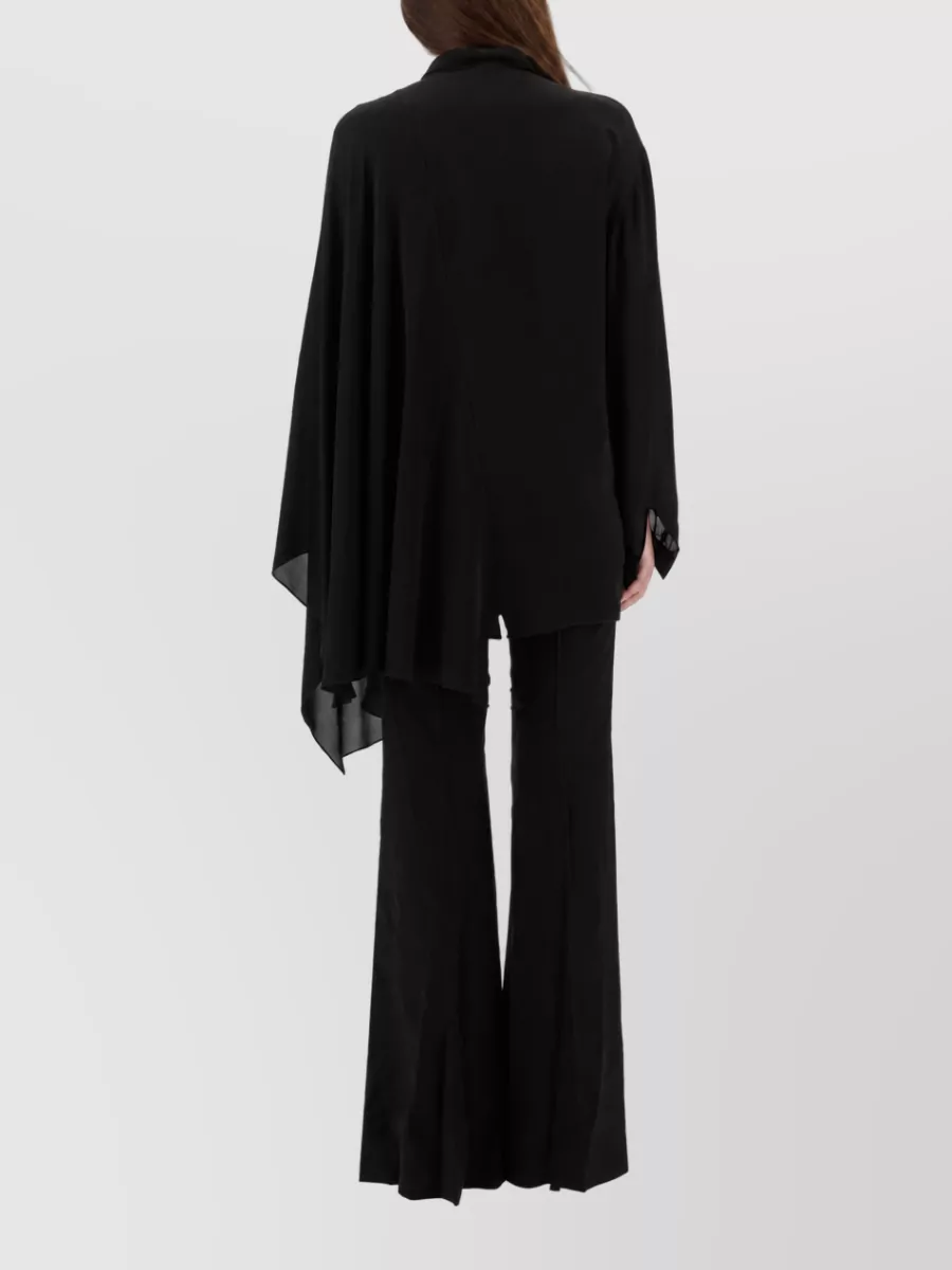 Balenciaga Blouse Scarf Detail Long Sleeve Tie Neck