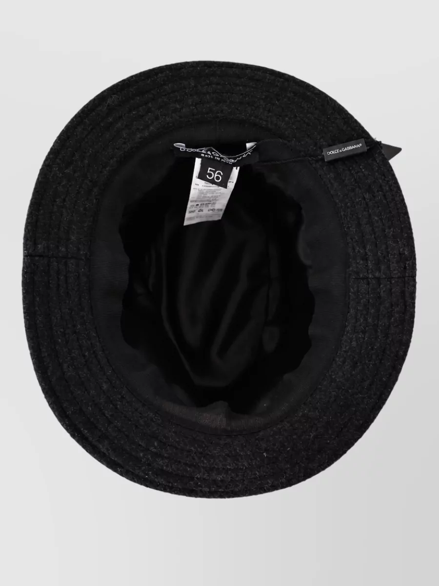 Dolce&Gabbana Virgin Wool Cashmere Fedora Hat