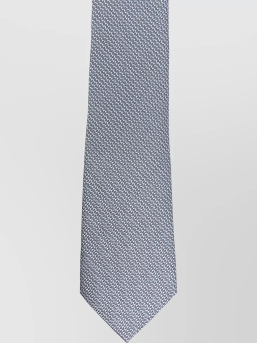 Giorgio Armani Tie Pointed Tip Textured Pattern Design