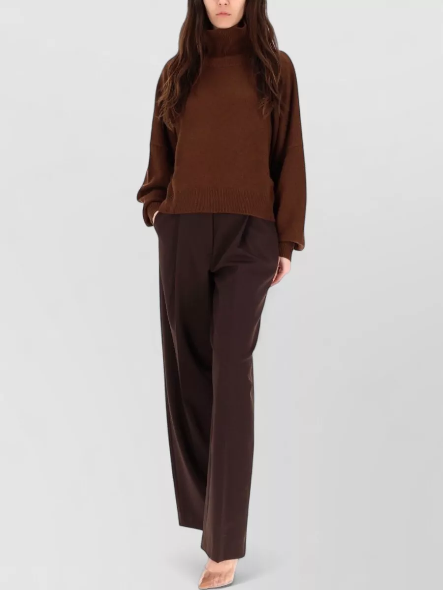 Loulou Studio Cashmere merino wool high neck long sleeve sweatshirt