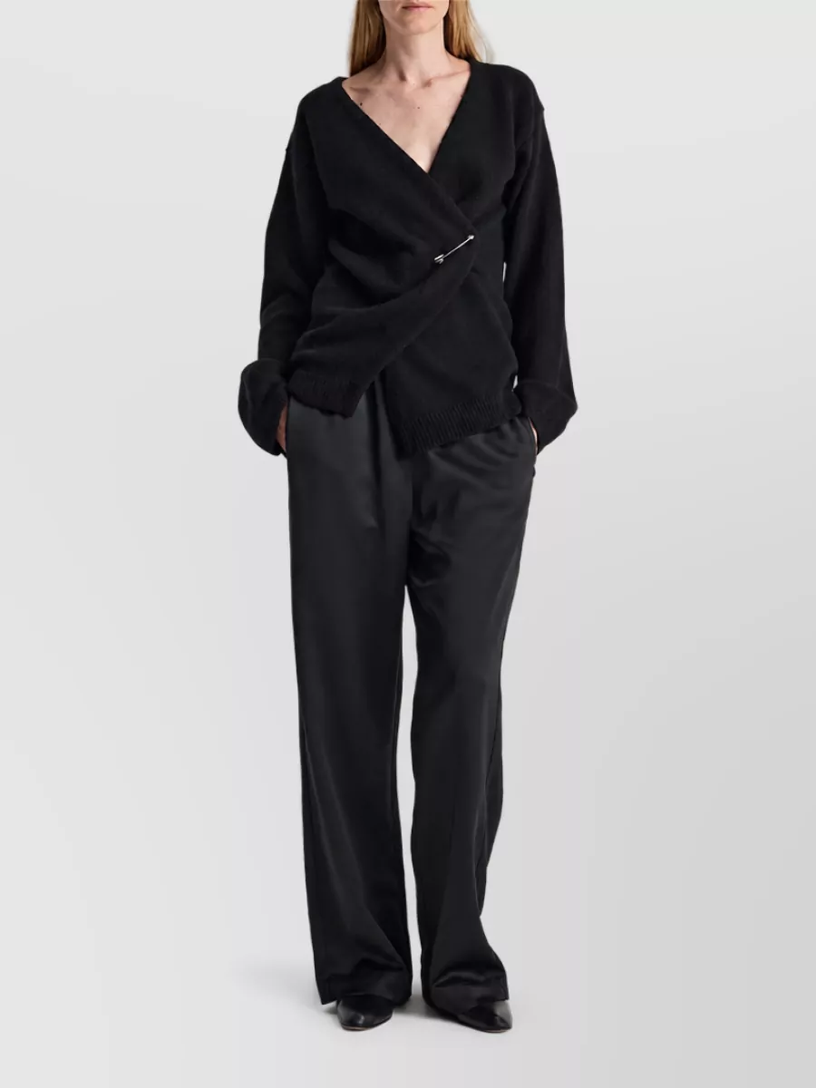 Róhe Cashmere Wool Off-Shoulder Relaxed-Fit Cardigan