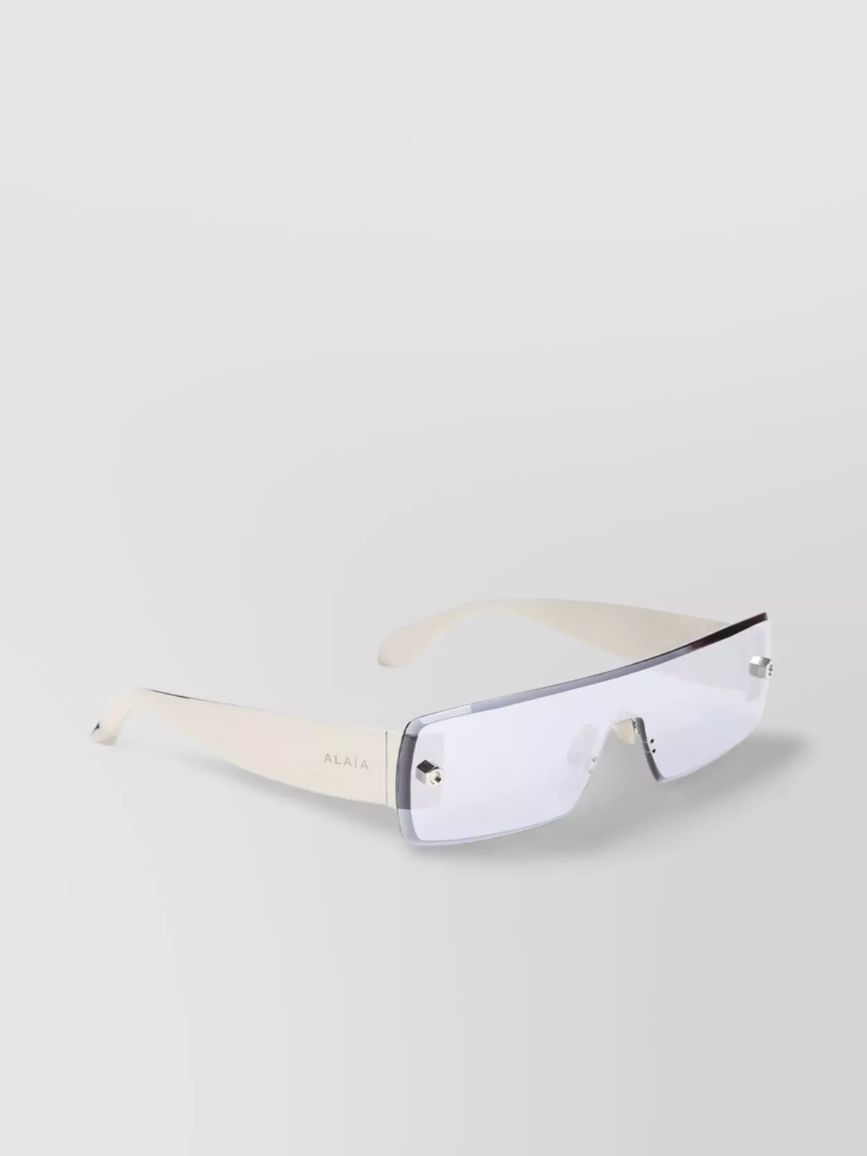 Alaïa Rectangular Frame Metal Sunglasses