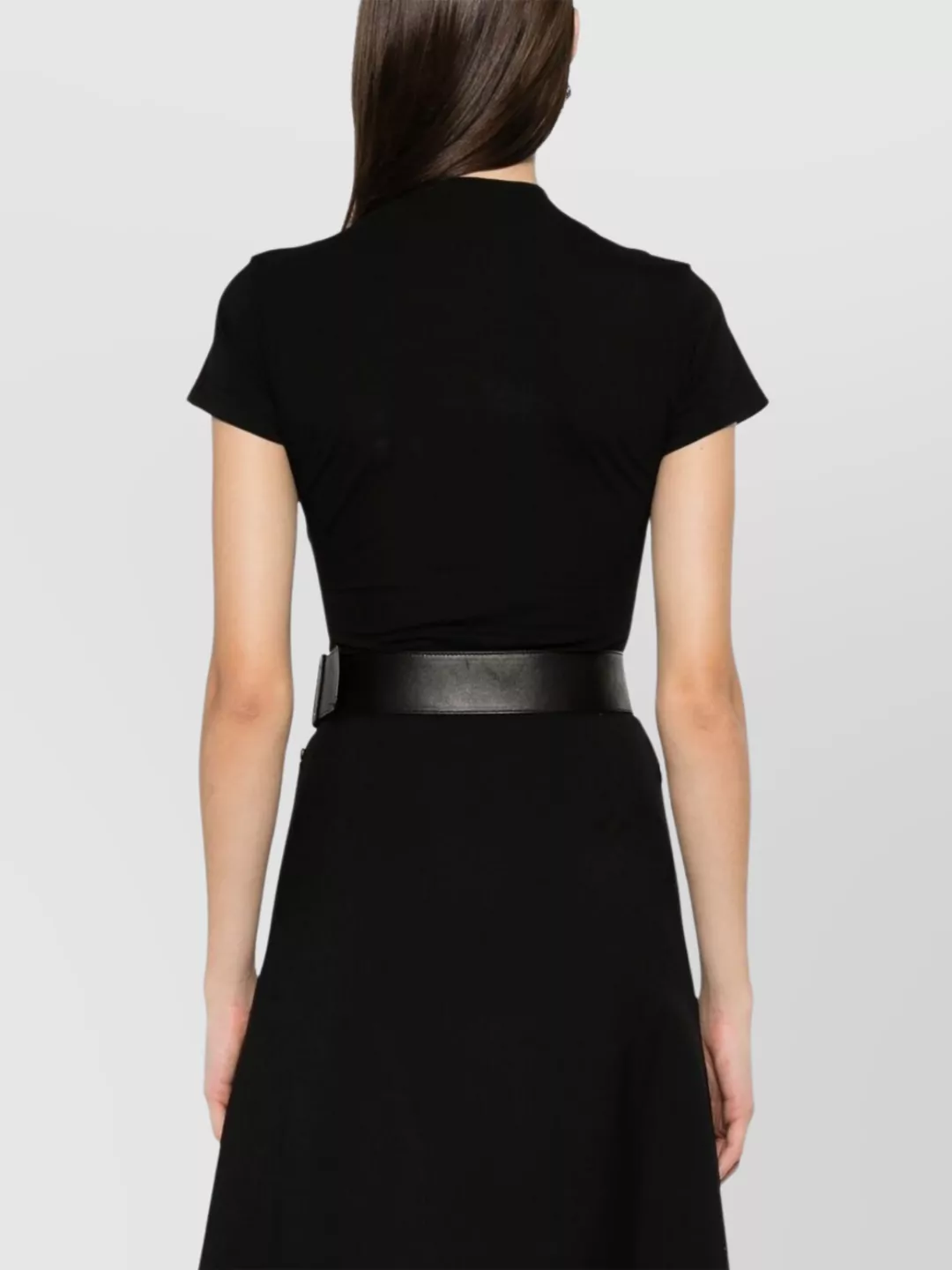 Alaïa Embroidered Logo Bodysuit T-Shirt