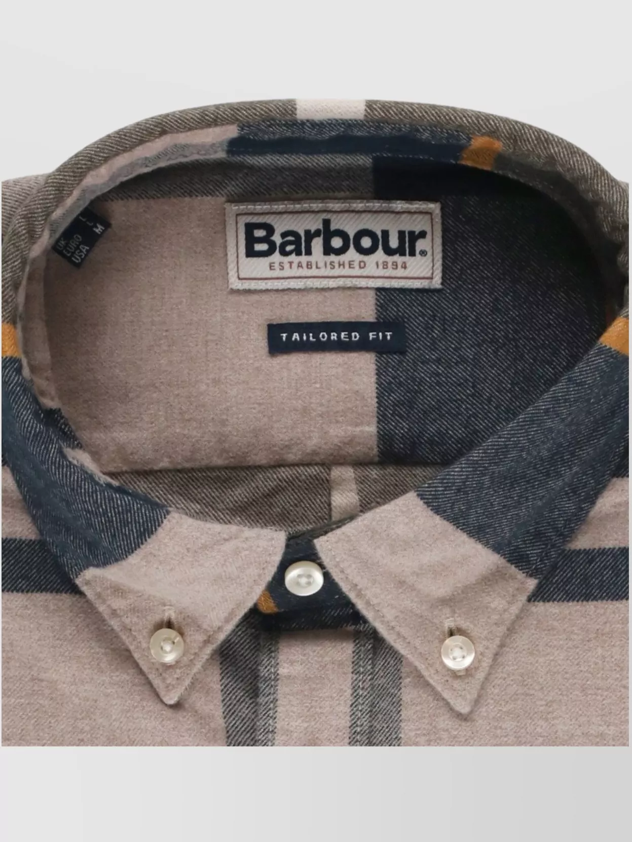 Barbour Tailored Tartan Check Shirt In Multi