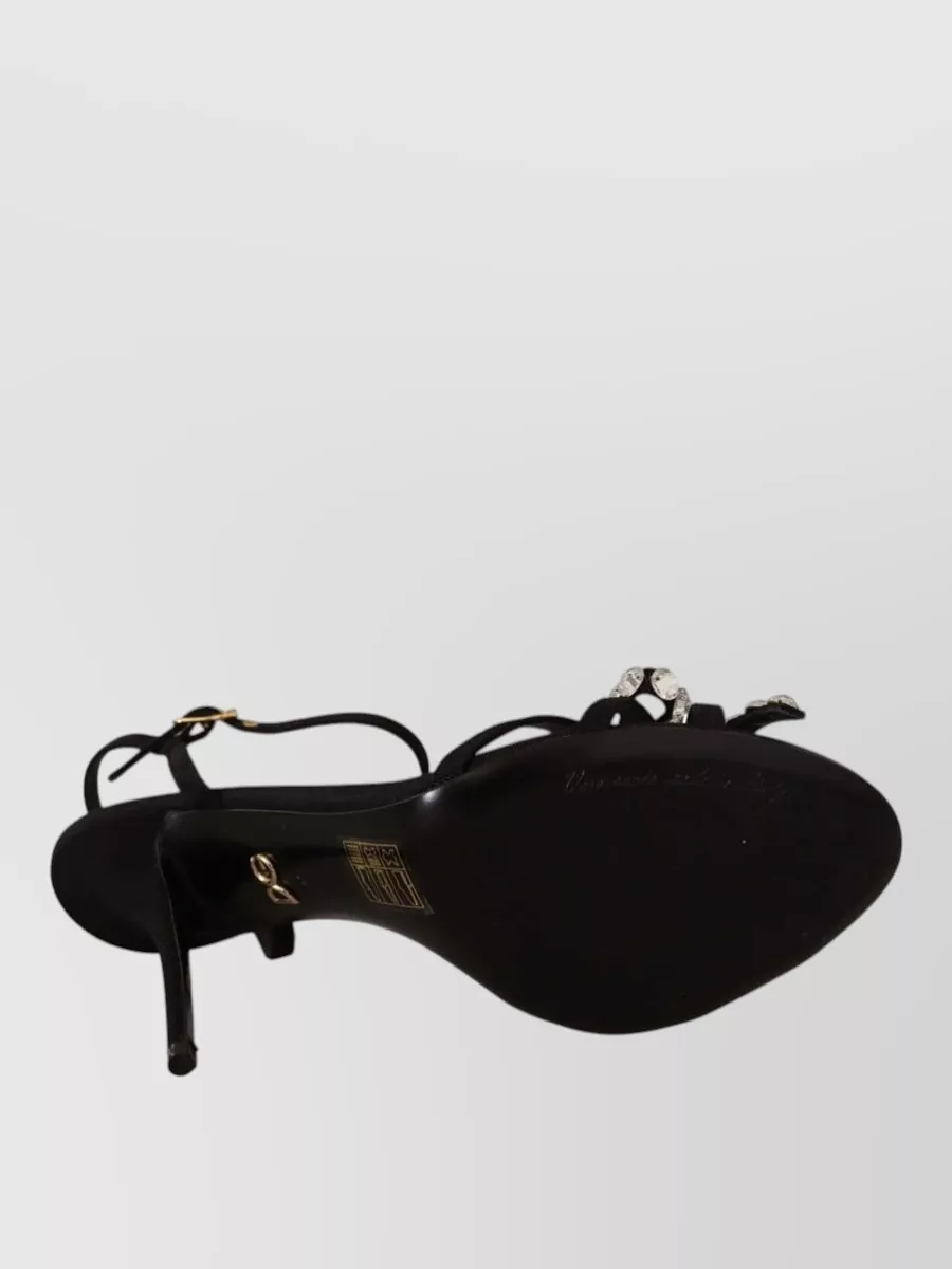 Dolce&Gabbana Crystal Embellished Ankle Strap Sandals