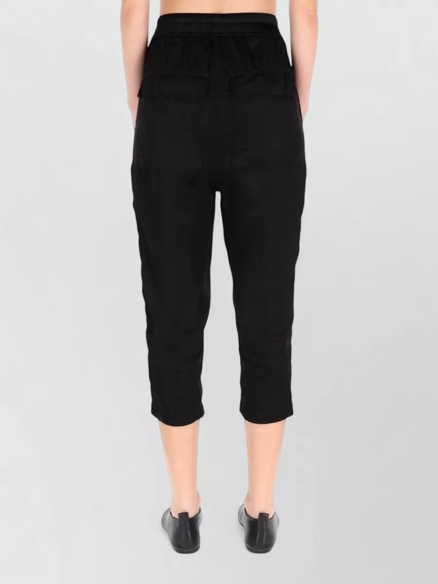 Rick Owens Astaires Trousers Cropped Length Back Pockets