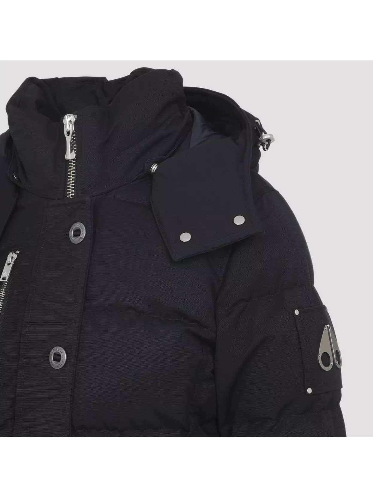Moose Knuckles Hooded Quilted Jacket Side Pockets