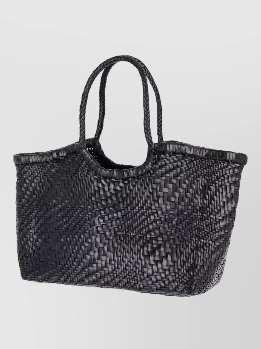 Dragon Diffusion Vintage Mesh Tote Leather Beach Bag