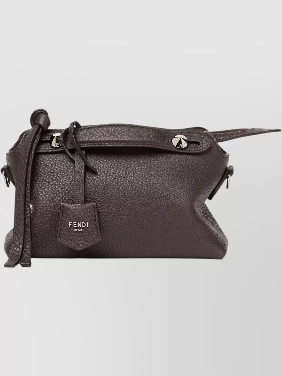 Fendi By The Way Mini Leather Clutch Bag