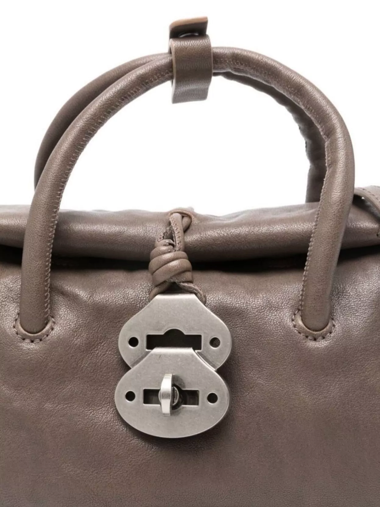 Zanellato Small Leather Shoulder Bag Studded Design
