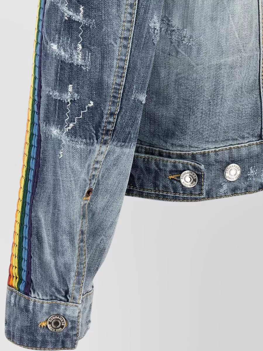 Dsquared2 Destroyed Denim Jacket