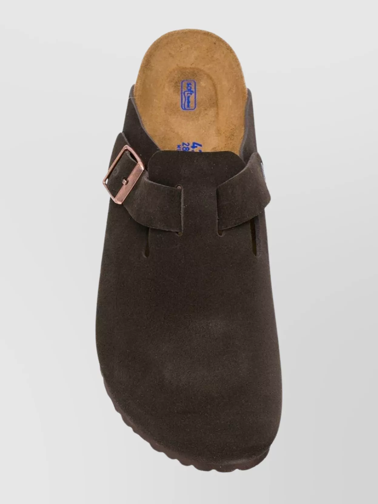 Birkenstock Suede Leather Round Toe Slippers