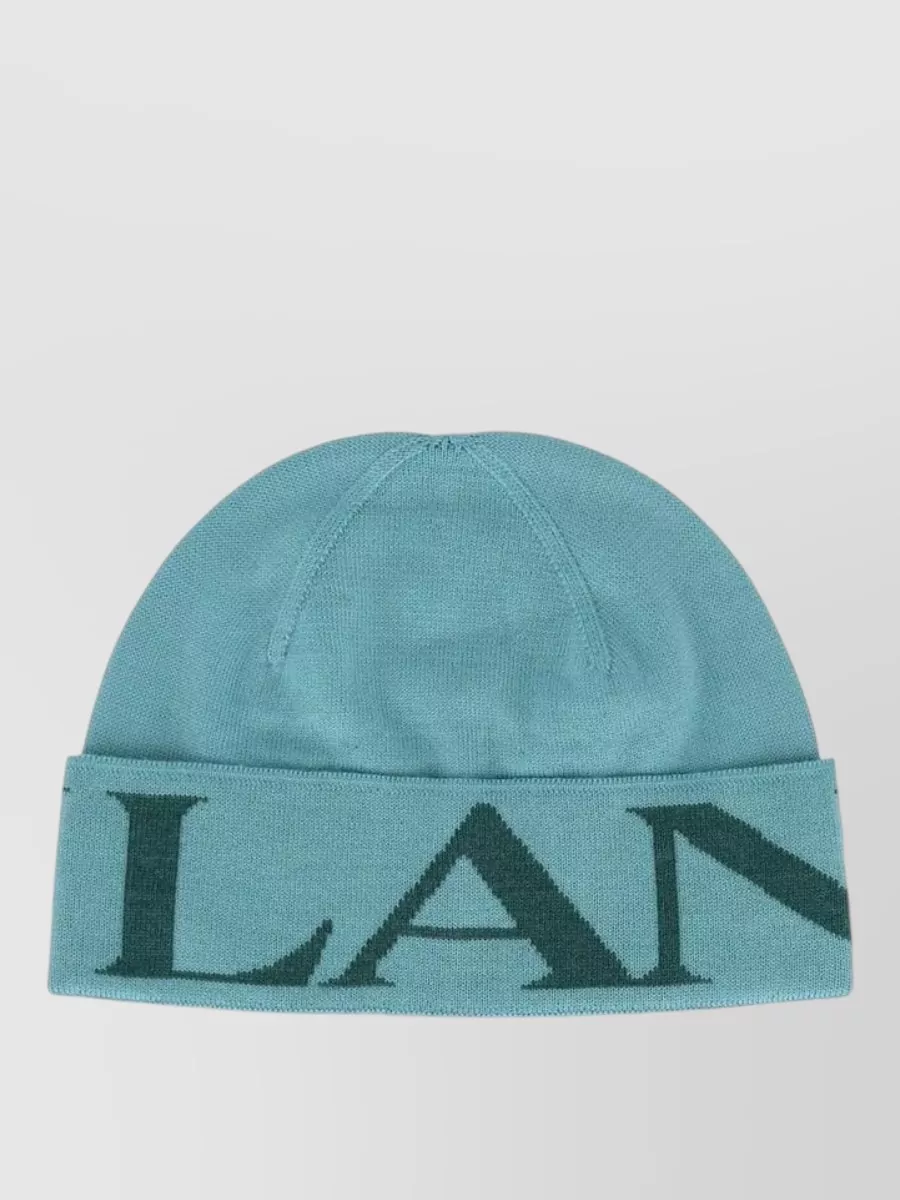 Lanvin virgin wool beanie