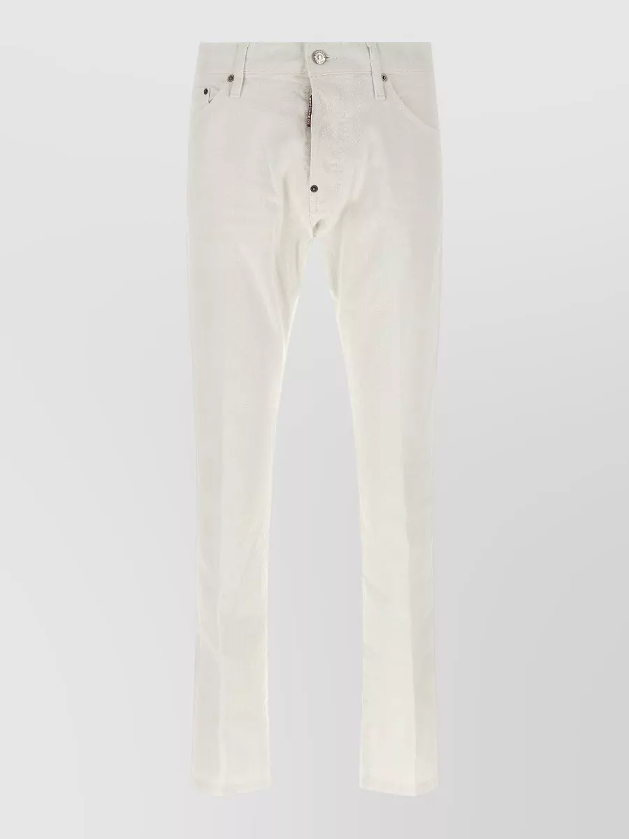 Dsquared2 denim low-rise straight-leg jeans