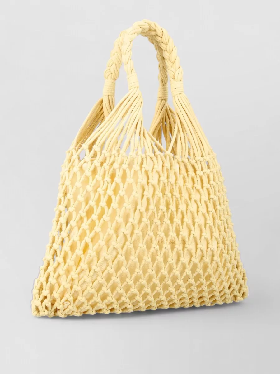 The Frankie Shop macramé tote bag