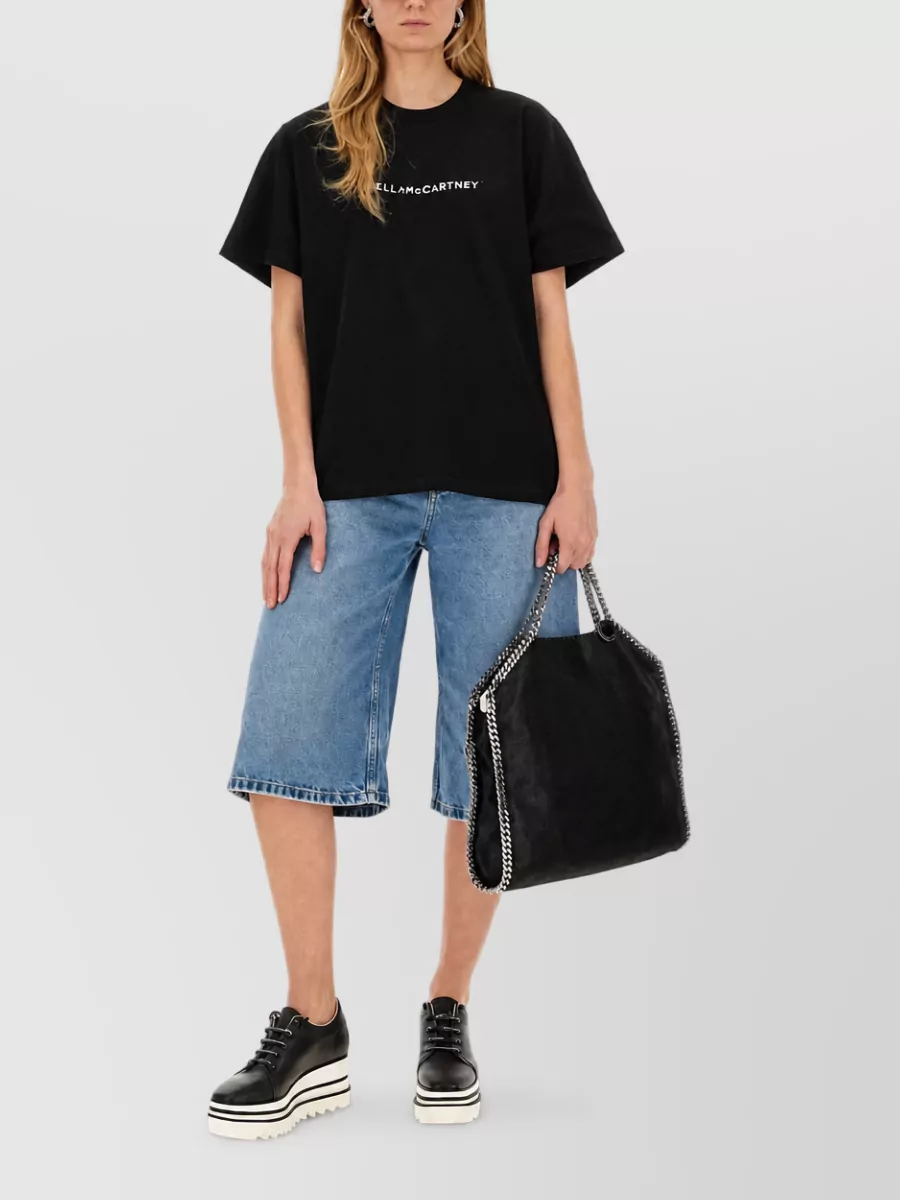 Stella Mccartney Denim Bermuda Shorts