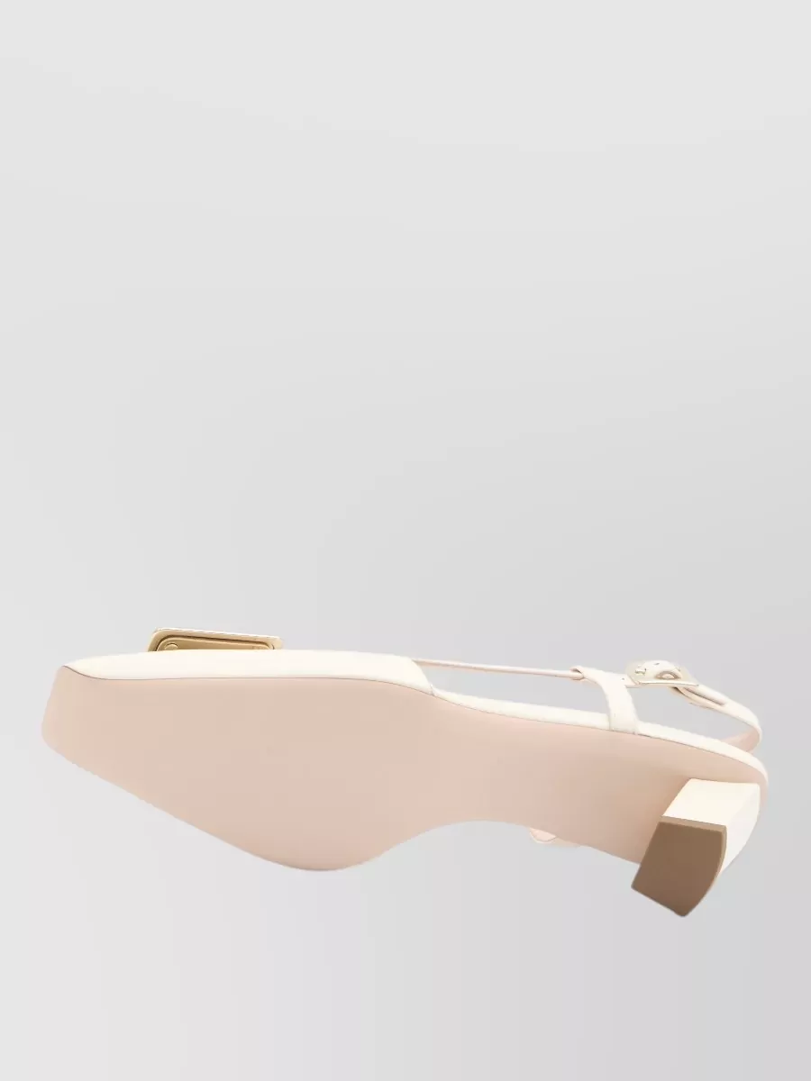 Roger Vivier Belle Vivier Slingback Pumps Leather Strap