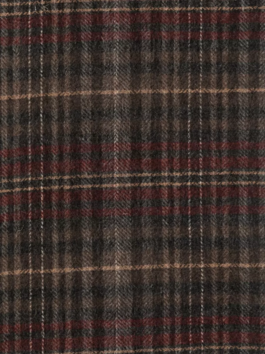 Paul Smith checked fringed scarf