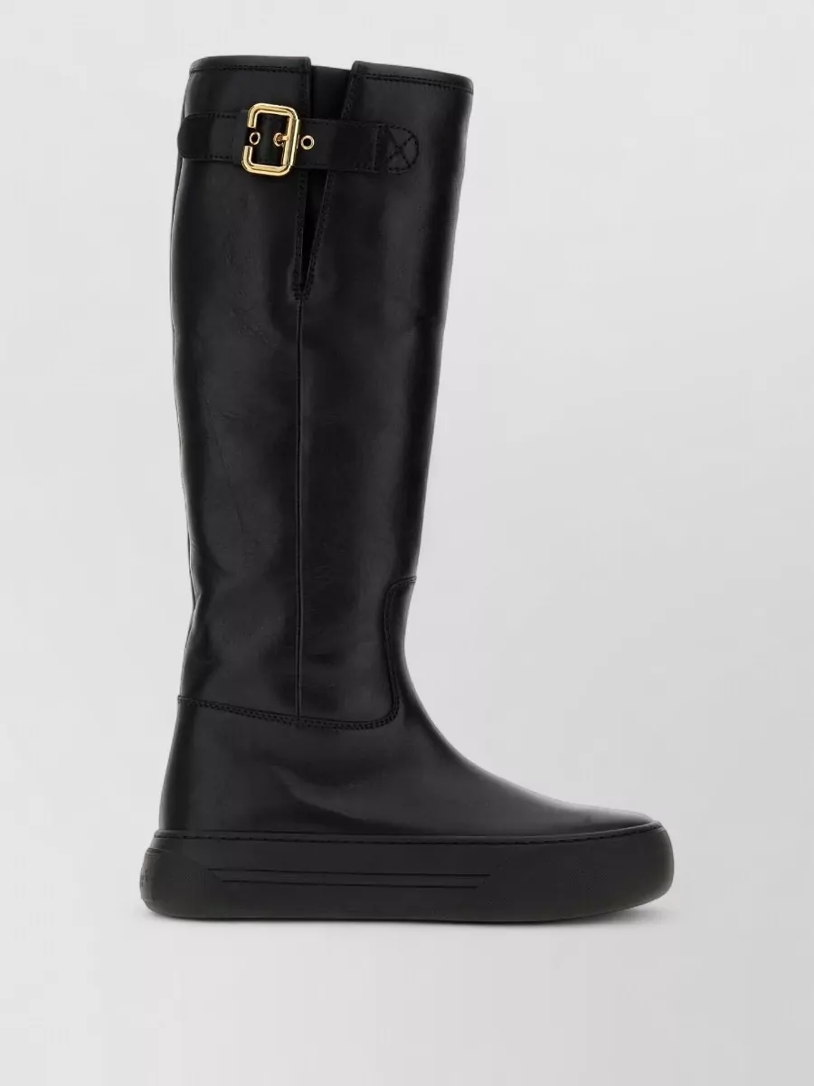 Chloé leather delia boots