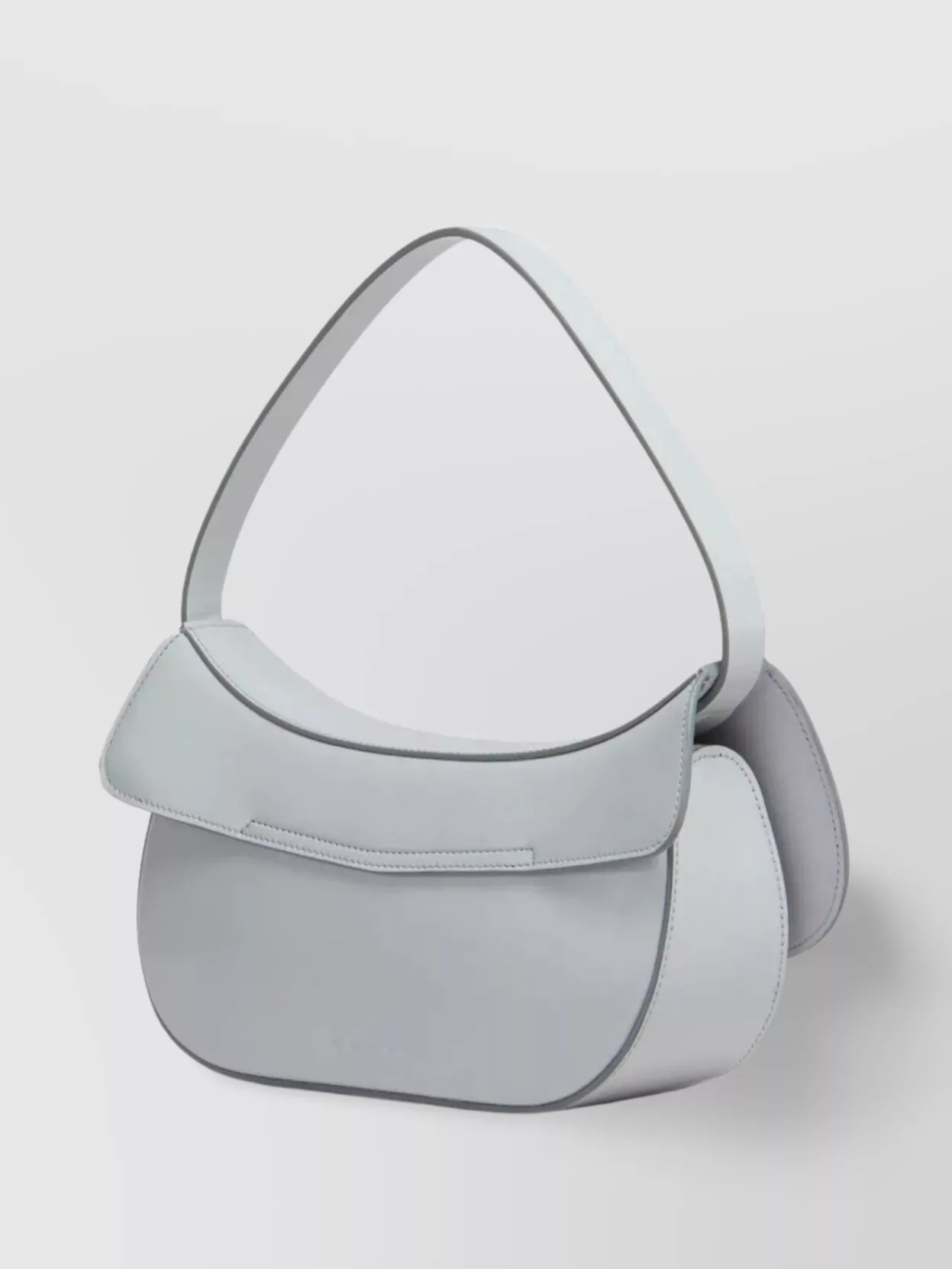 Marni Grey Leather Shoulder Bag