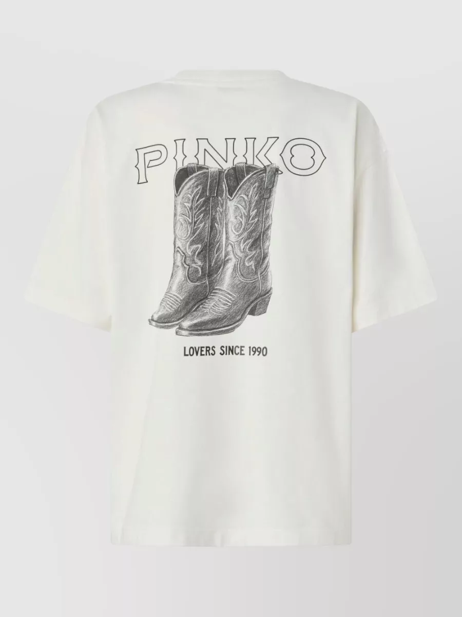 Pinko Printed Short-Sleeve T-Shirt