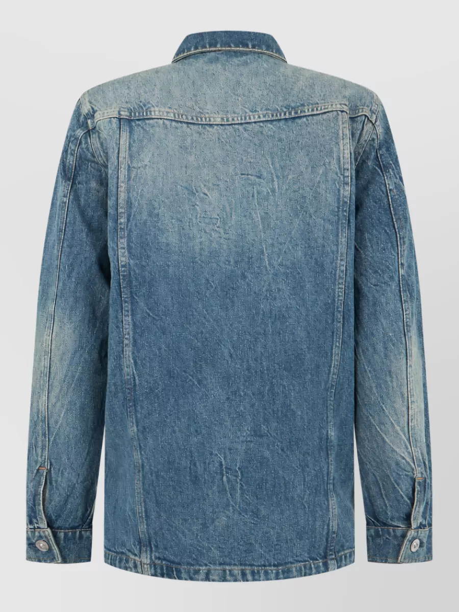 Our Legacy Button-front Denim Jacket In Blue