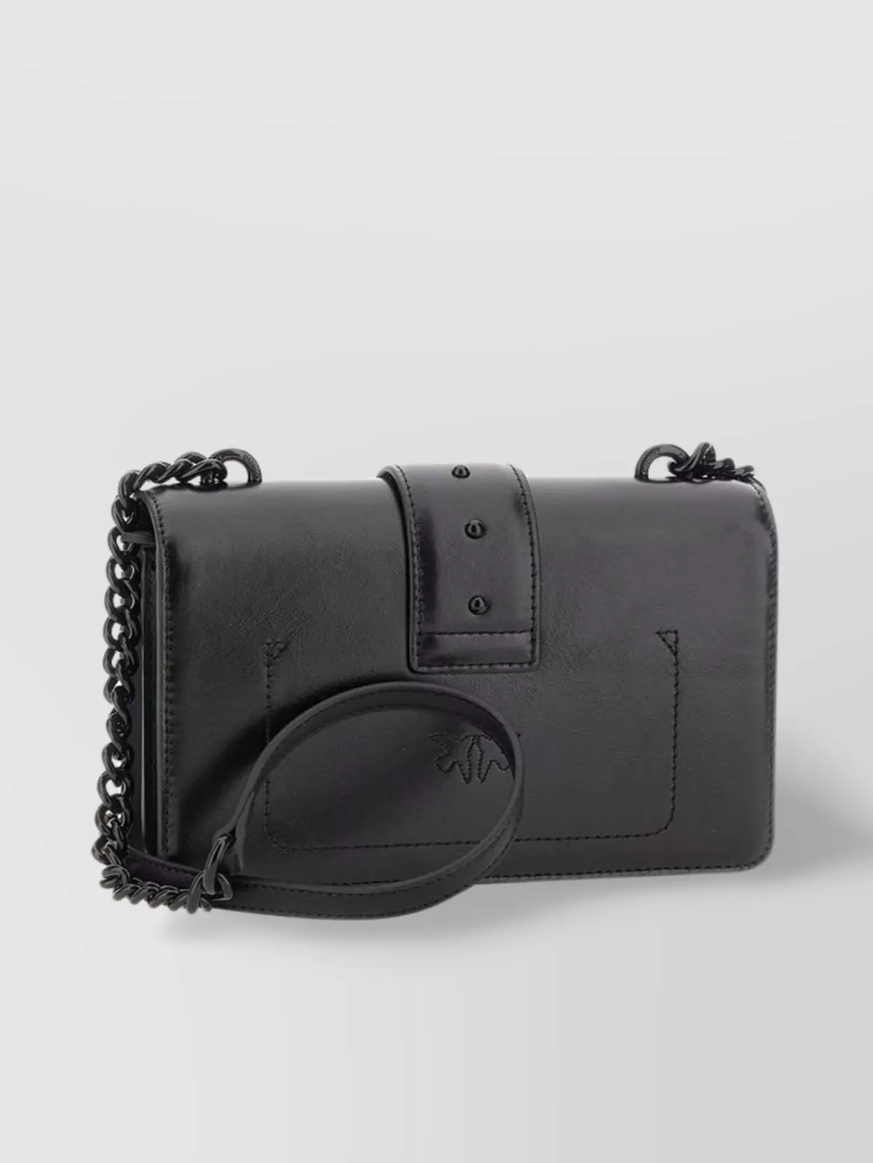 Shop Pinko Mini Dc Love One Leather Bag