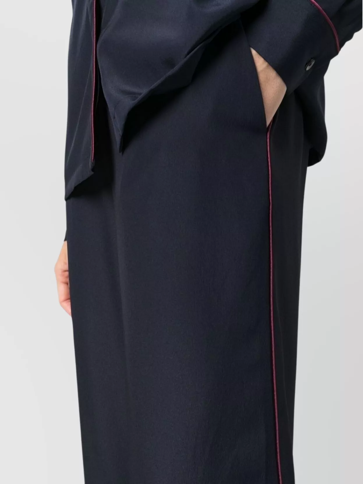 P.a.r.o.s.h Straight-leg Cropped Trousers Wide Cuffs