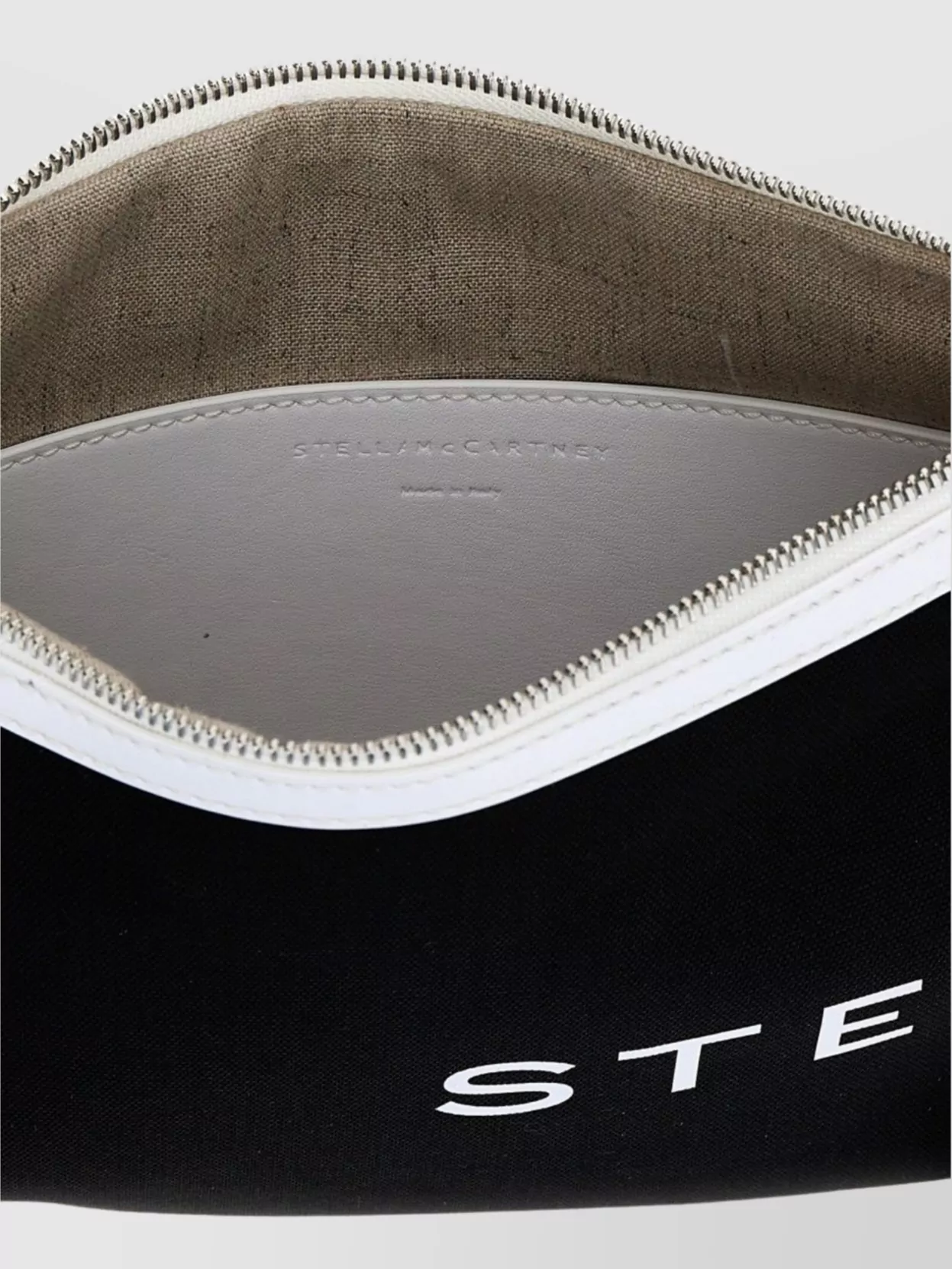 Stella Mccartney Embroidered Detail Wrist Strap Clutch Bag