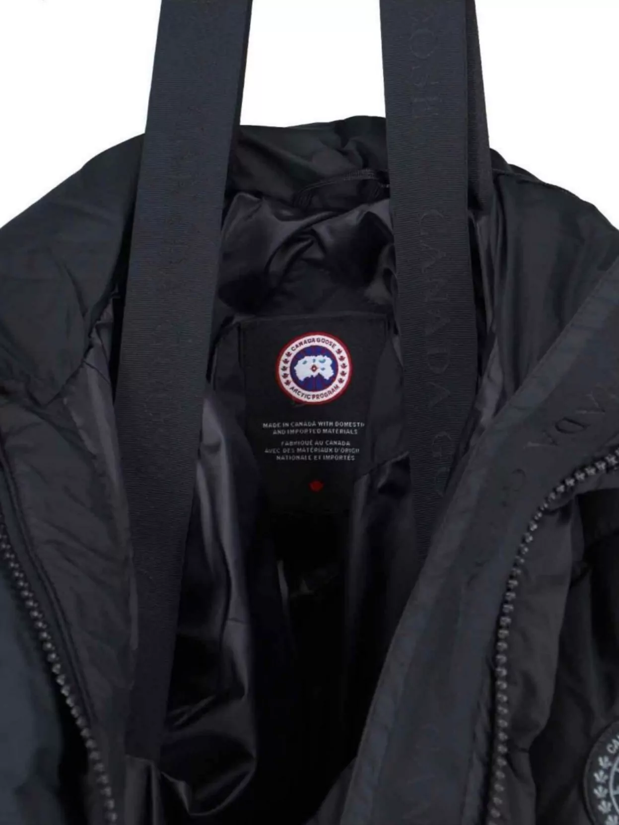 Canada Goose Versatile Hooded Quilted Jacket And Pockets