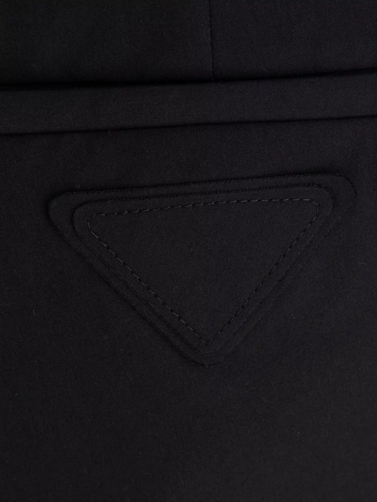 Prada Trousers With Back Pockets And Belt Loops