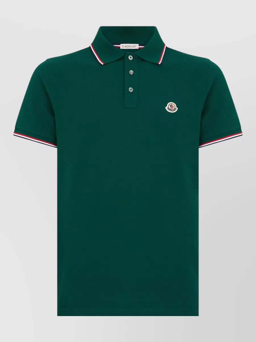 Moncler Slim-fit short-sleeve polo shirt