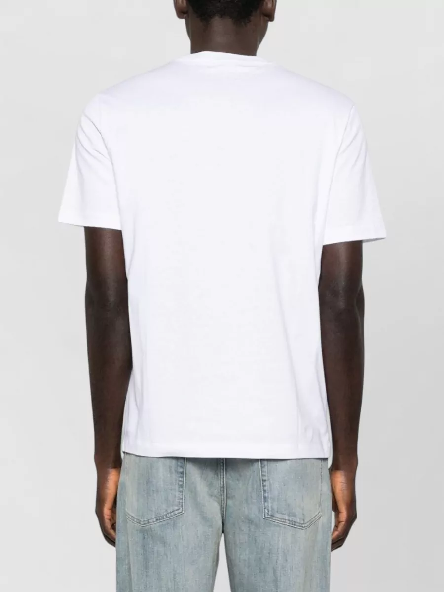 Lanvin Crew Neck Short Sleeve Straight Hem T-Shirt
