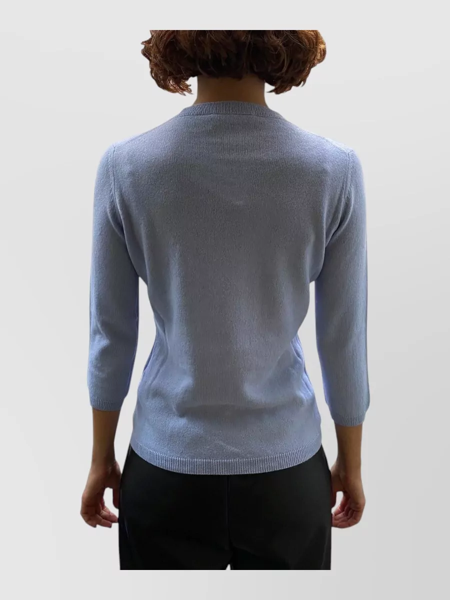 La Rose Cashmere 3/4-Sleeve Jumper