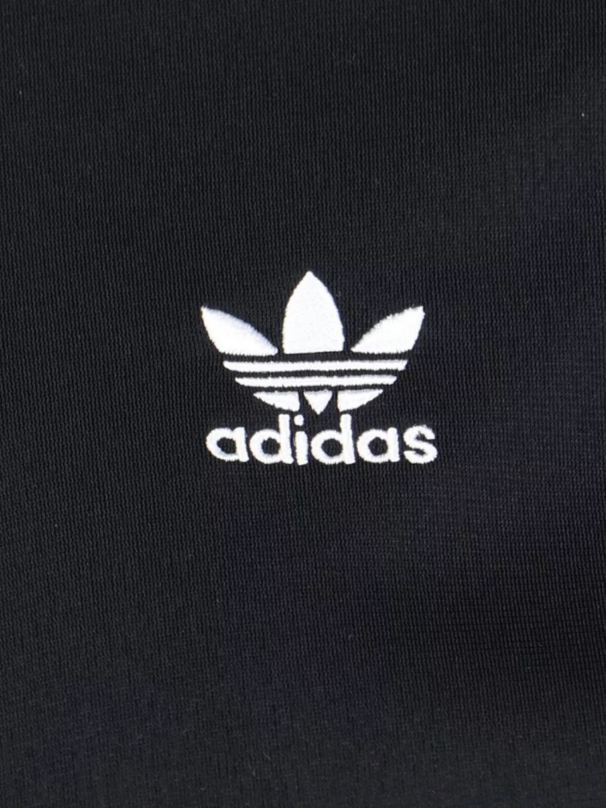 Adidas High Collar Striped Sleeves Sweatshirt