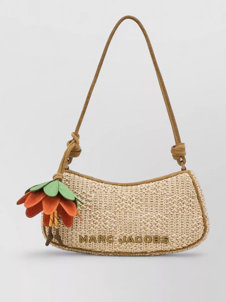 Marc Jacobs raffia shoulder bag