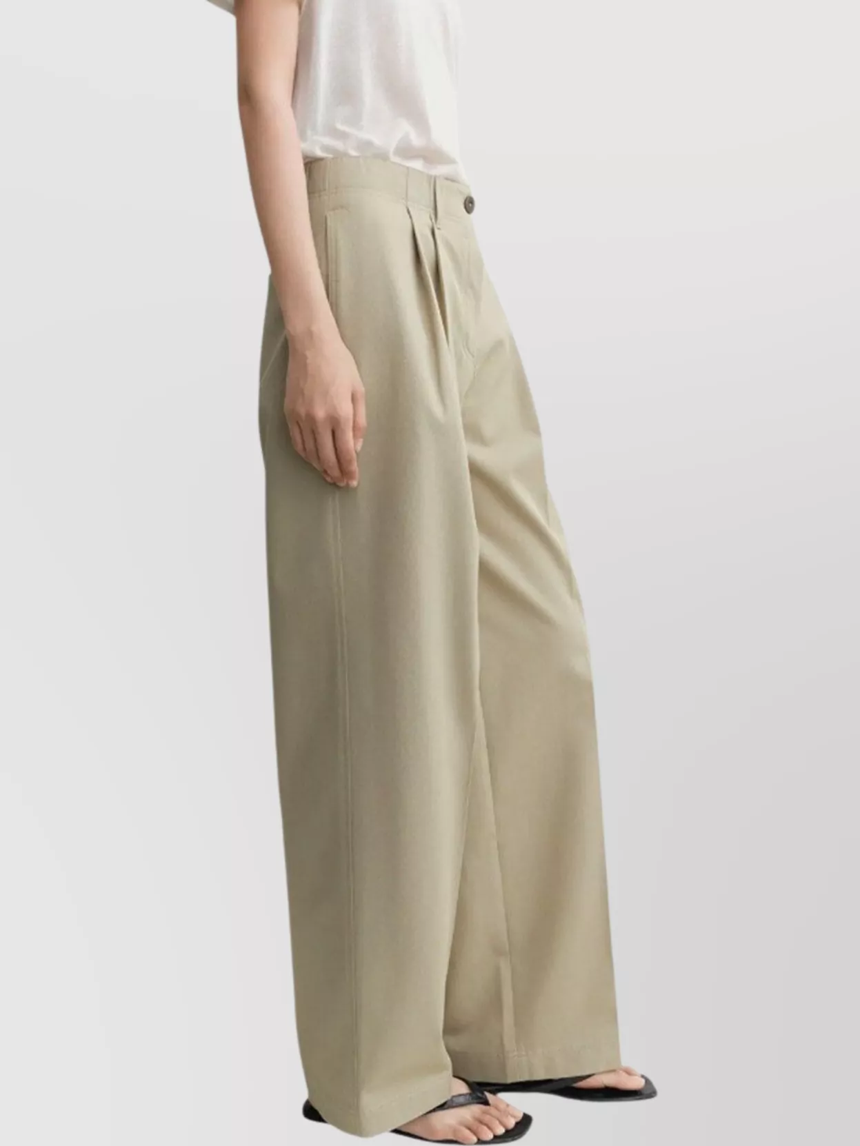 Totême Relaxed Trousers In Organic Cotton Twill