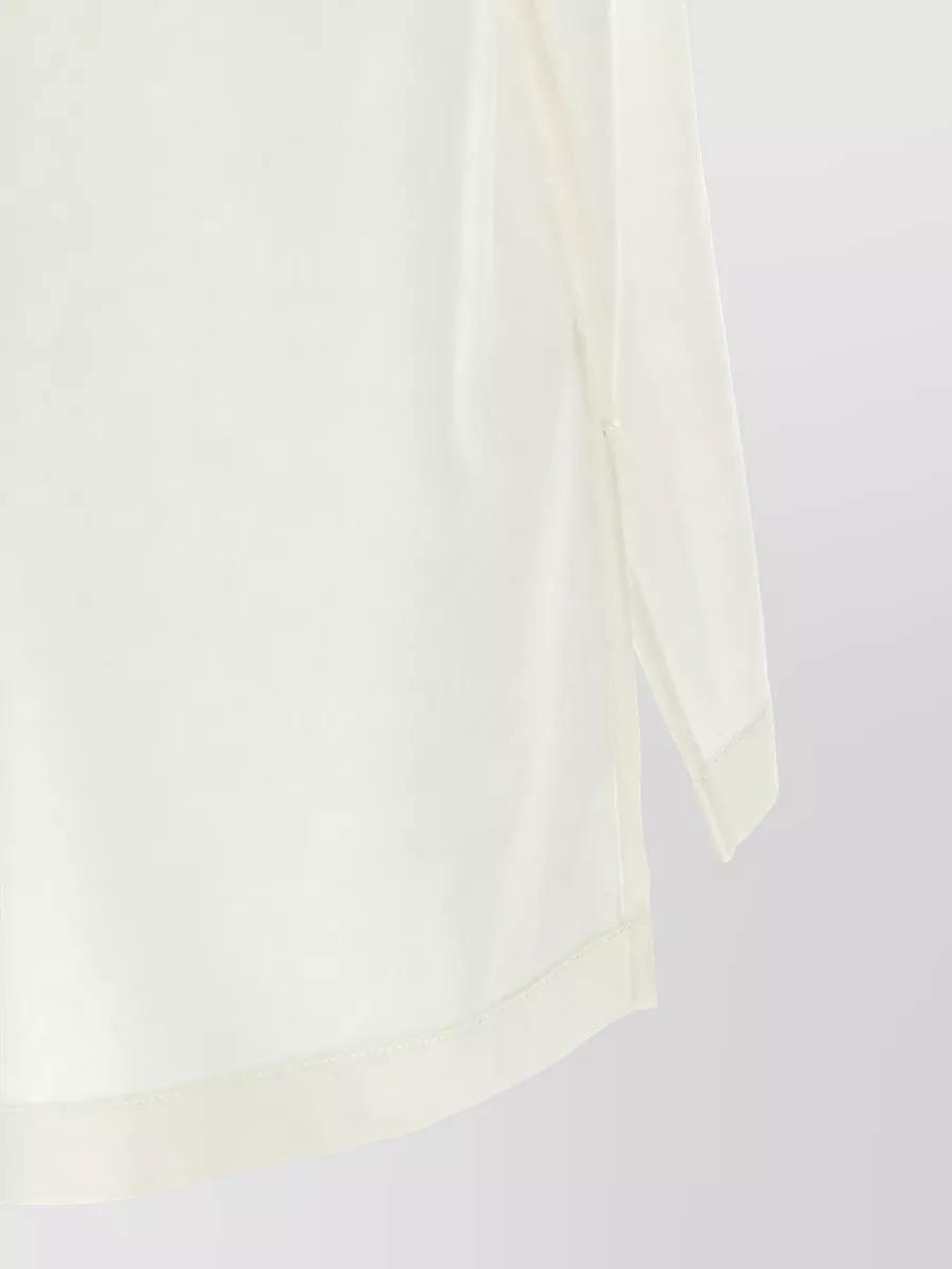Totême Wool Blend Short Sleeve Polo Shirt