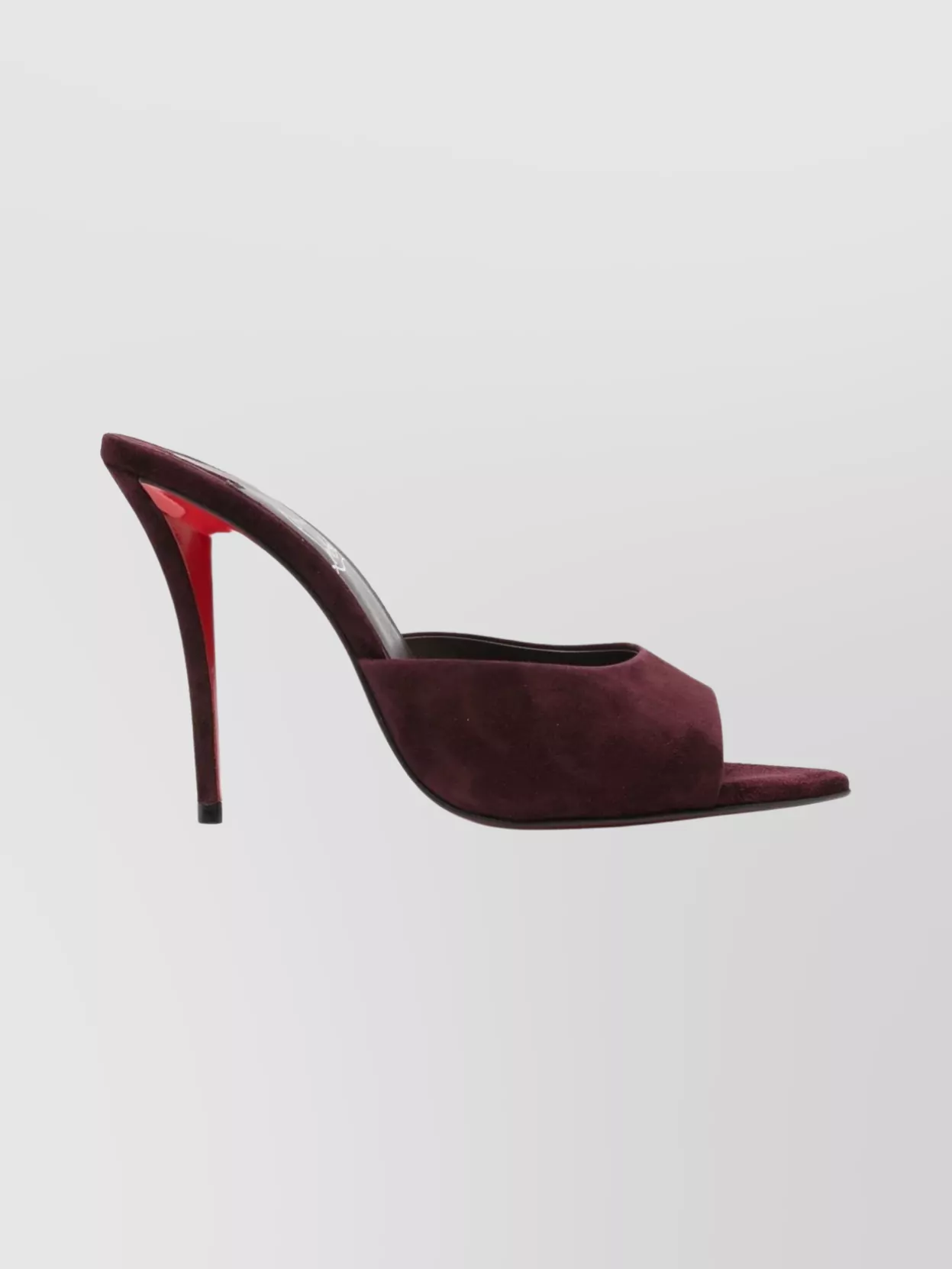 Christian Louboutin Pointed Toe Mules Featuring A Heel