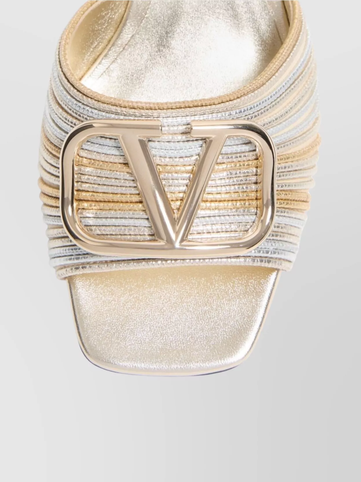Valentino Garavani Vlogo Signature Leather Mules