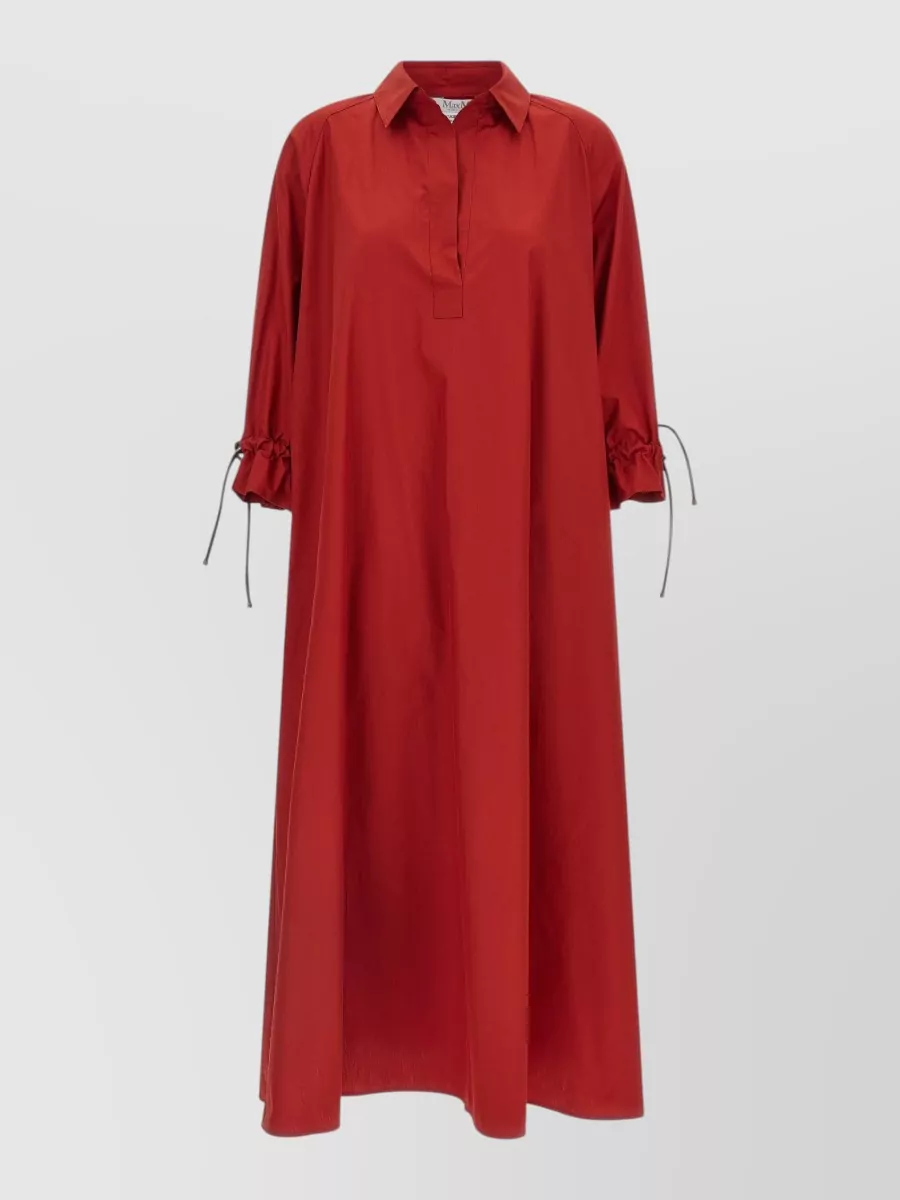 Max Mara Cotton Poplin Oversized Midi Shirt Dress