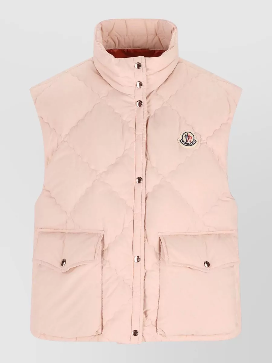 Moncler down padded cropped vest