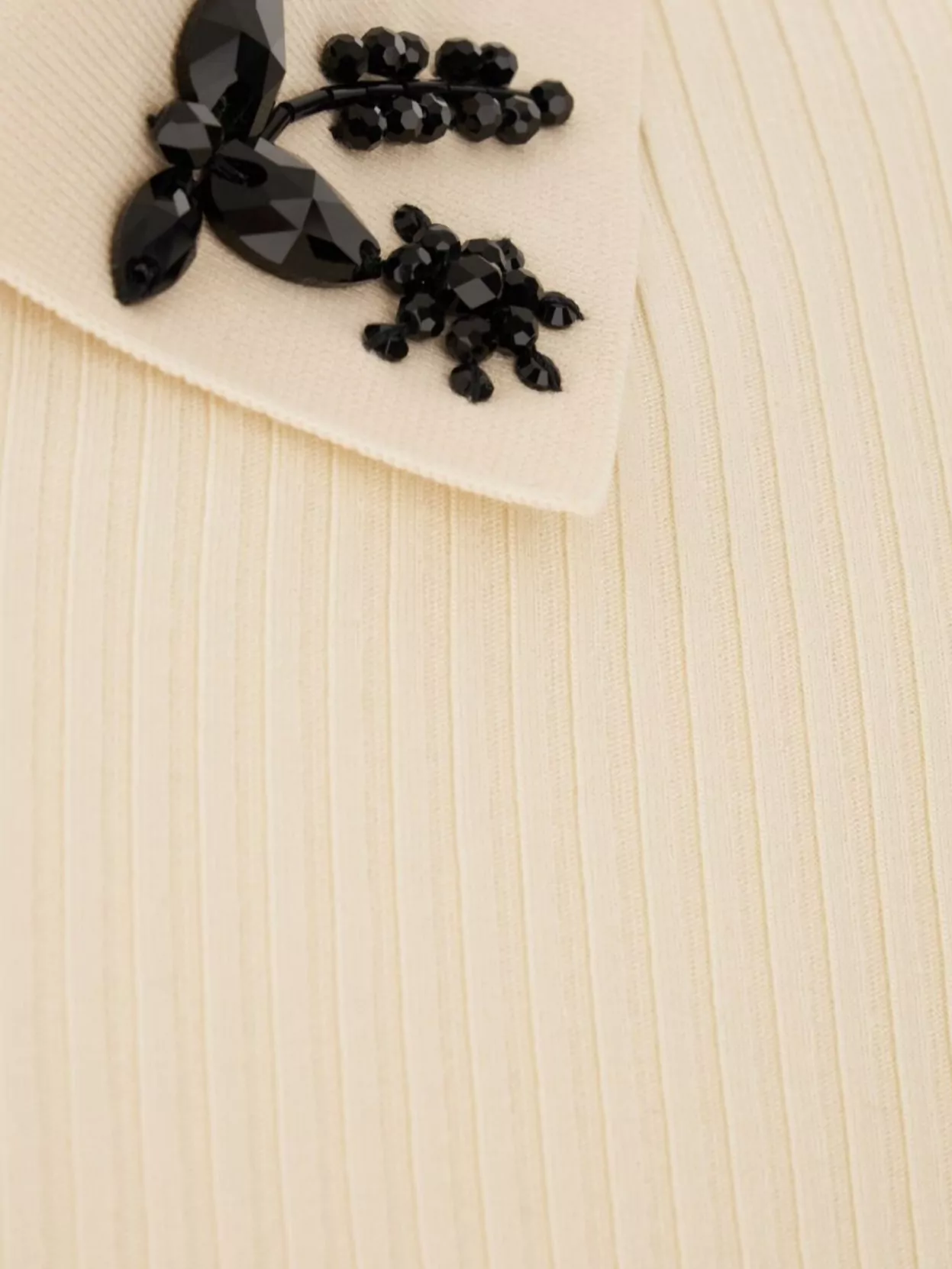Moncler Cream Cotton Blend Polo