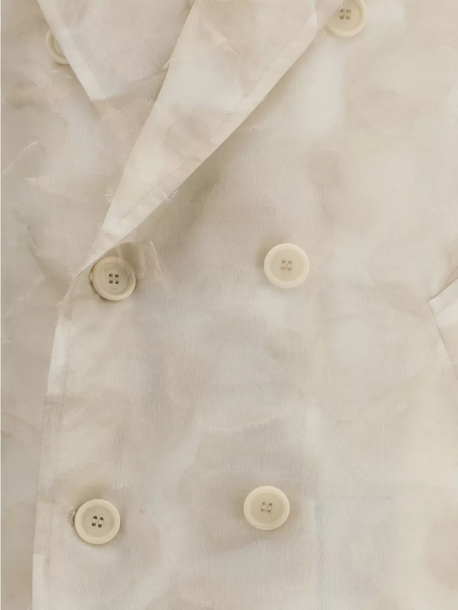 Max Mara Silk Knee-Length Coat